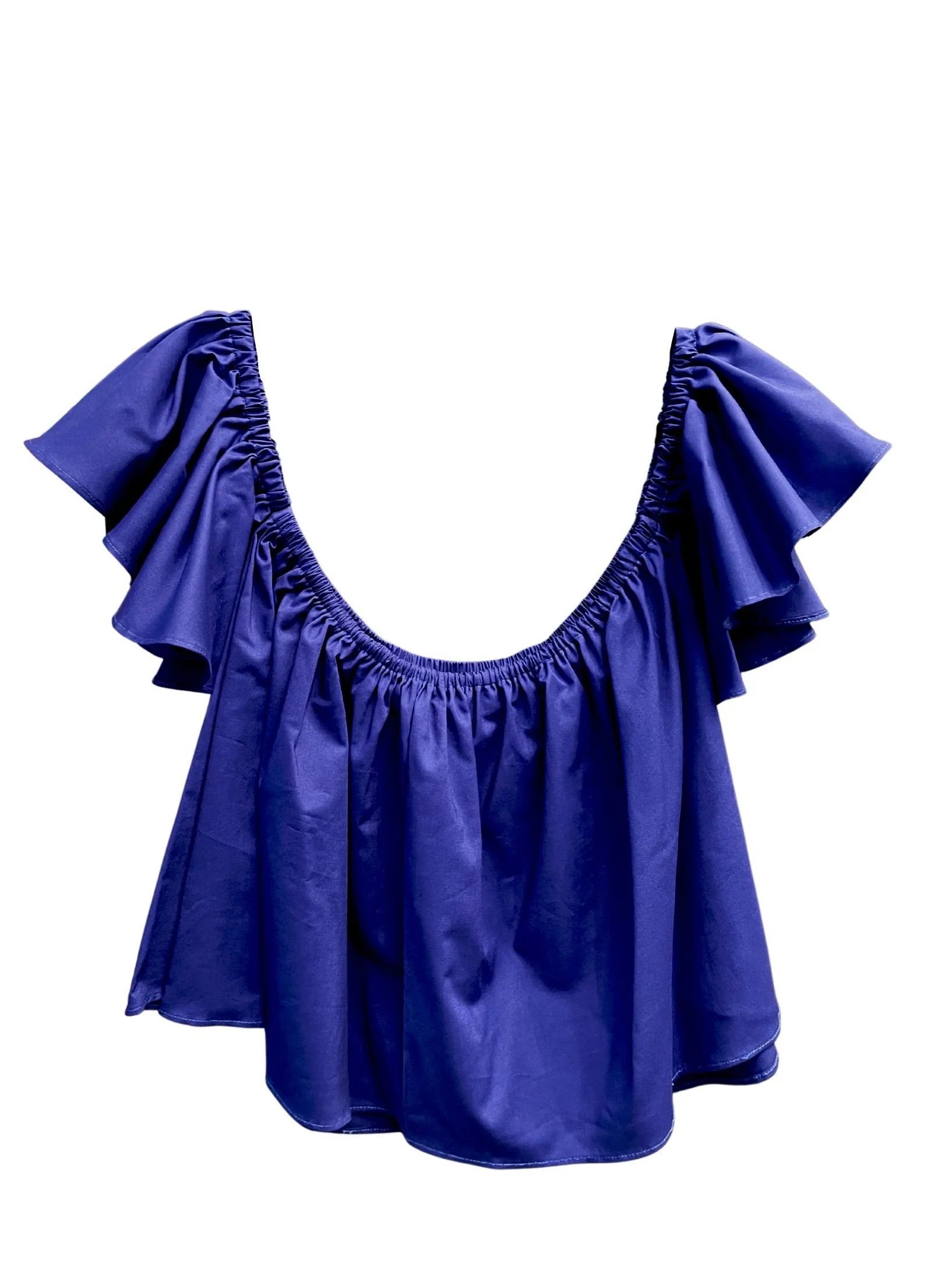 SULYVETTE DÍAZ - Isabella Top Off-the-Shoulder Blouse with Ruffled Sleeves (More colors available)