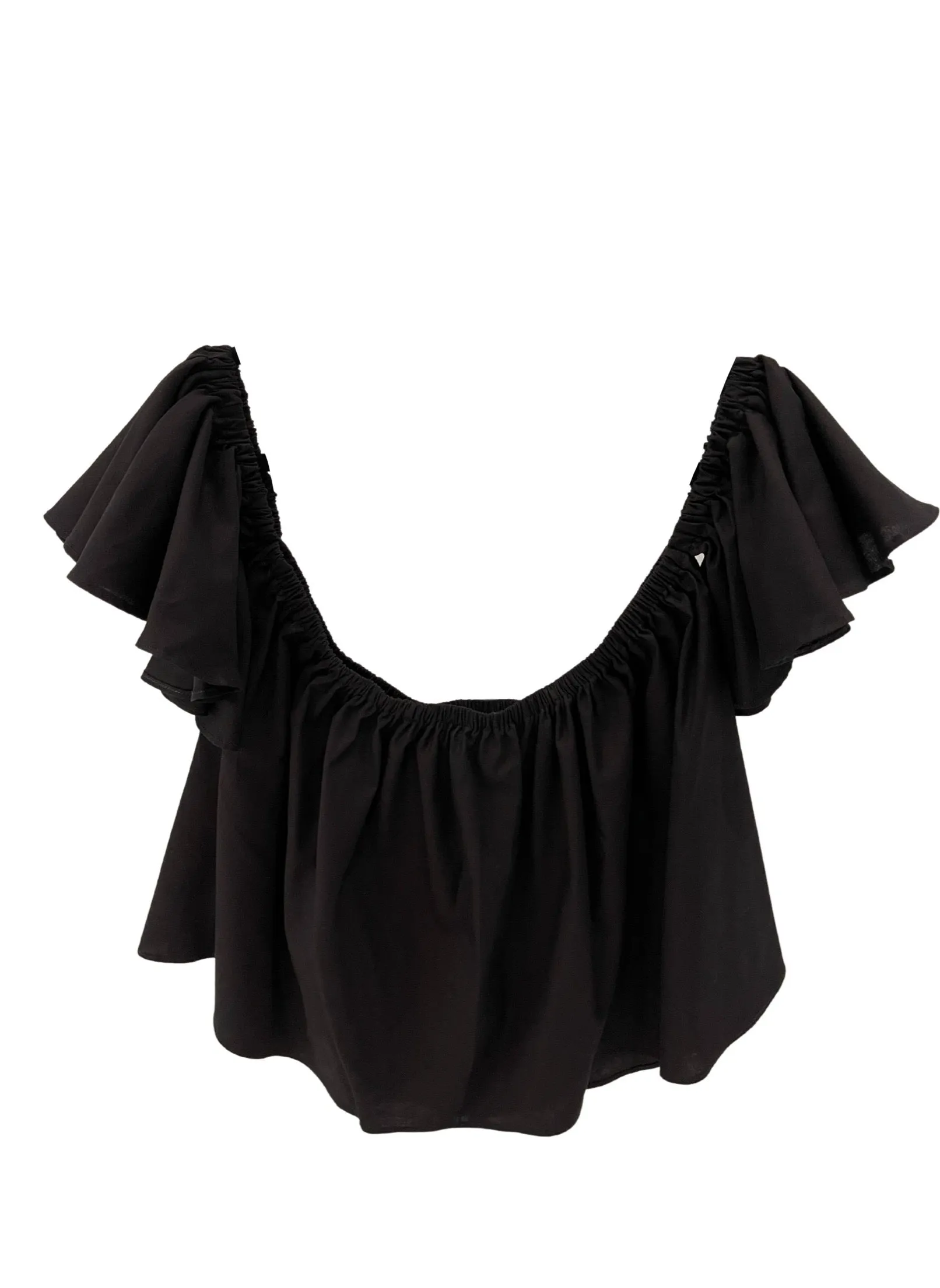 SULYVETTE DÍAZ - Isabella Top Off-the-Shoulder Blouse with Ruffled Sleeves (More colors available)