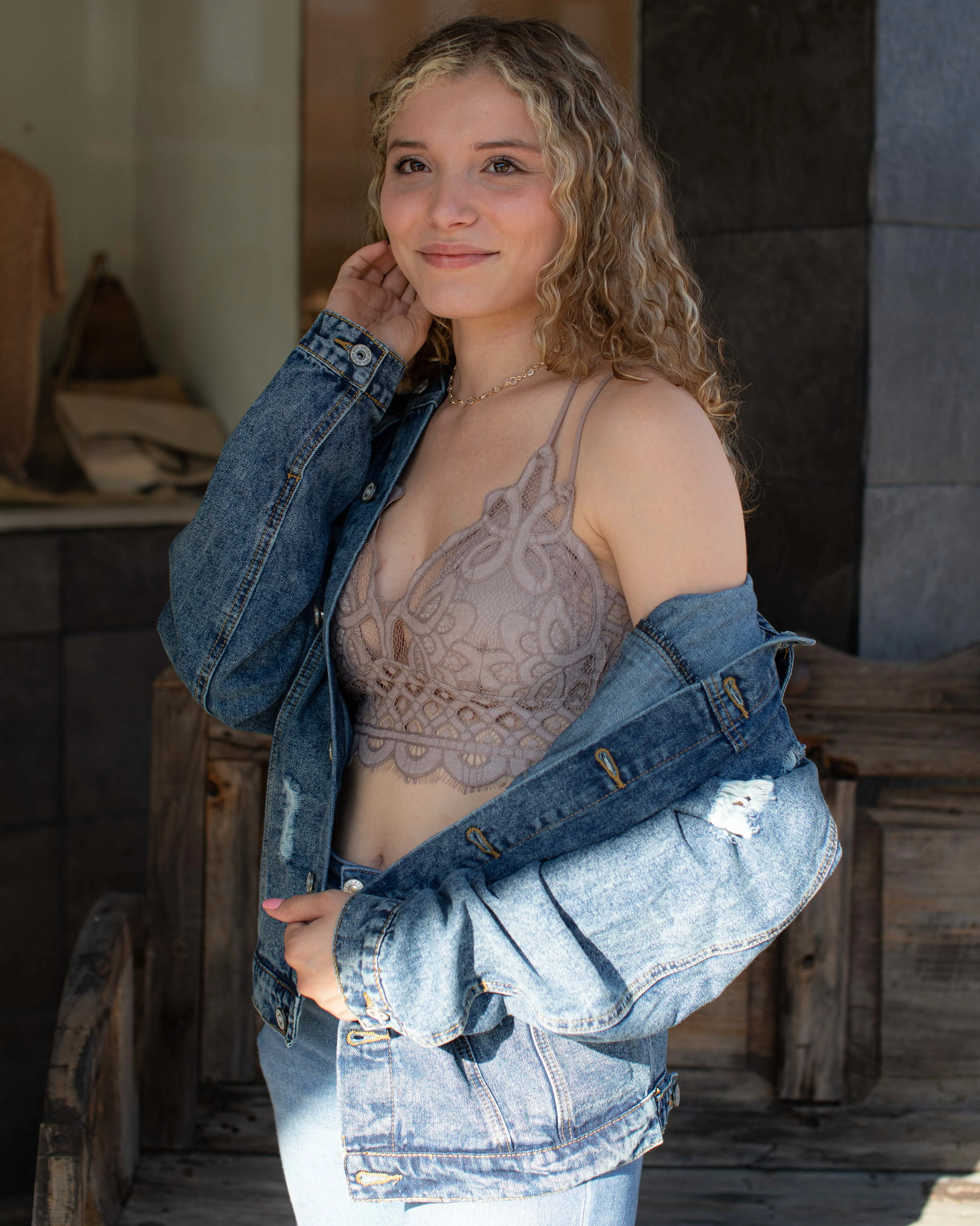 SWEET AS ROSES LACE CROCHET BRALETTE - 6 COLORS