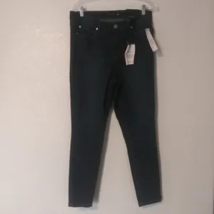 Tahari women's size 14W Valence wash High-Rise Ab-Flattening Skinny Jeans