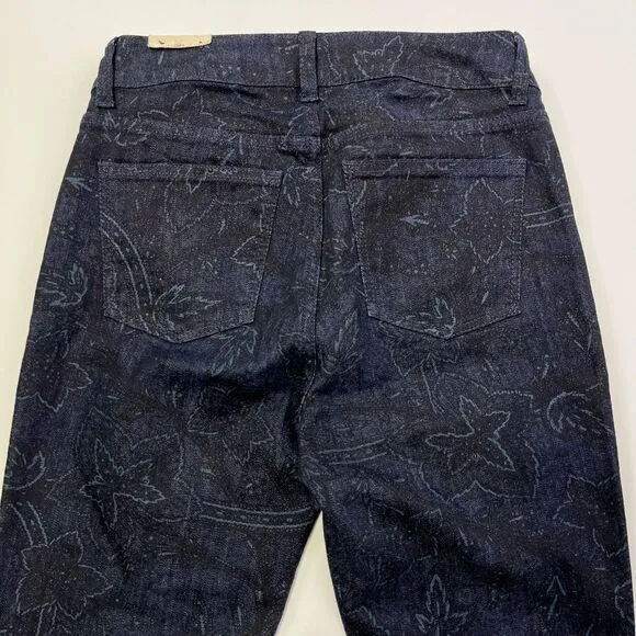 Talbots Heritage Slim Ankle Womens Patterned Skinny‎ Jeans, Talbots Dark 482