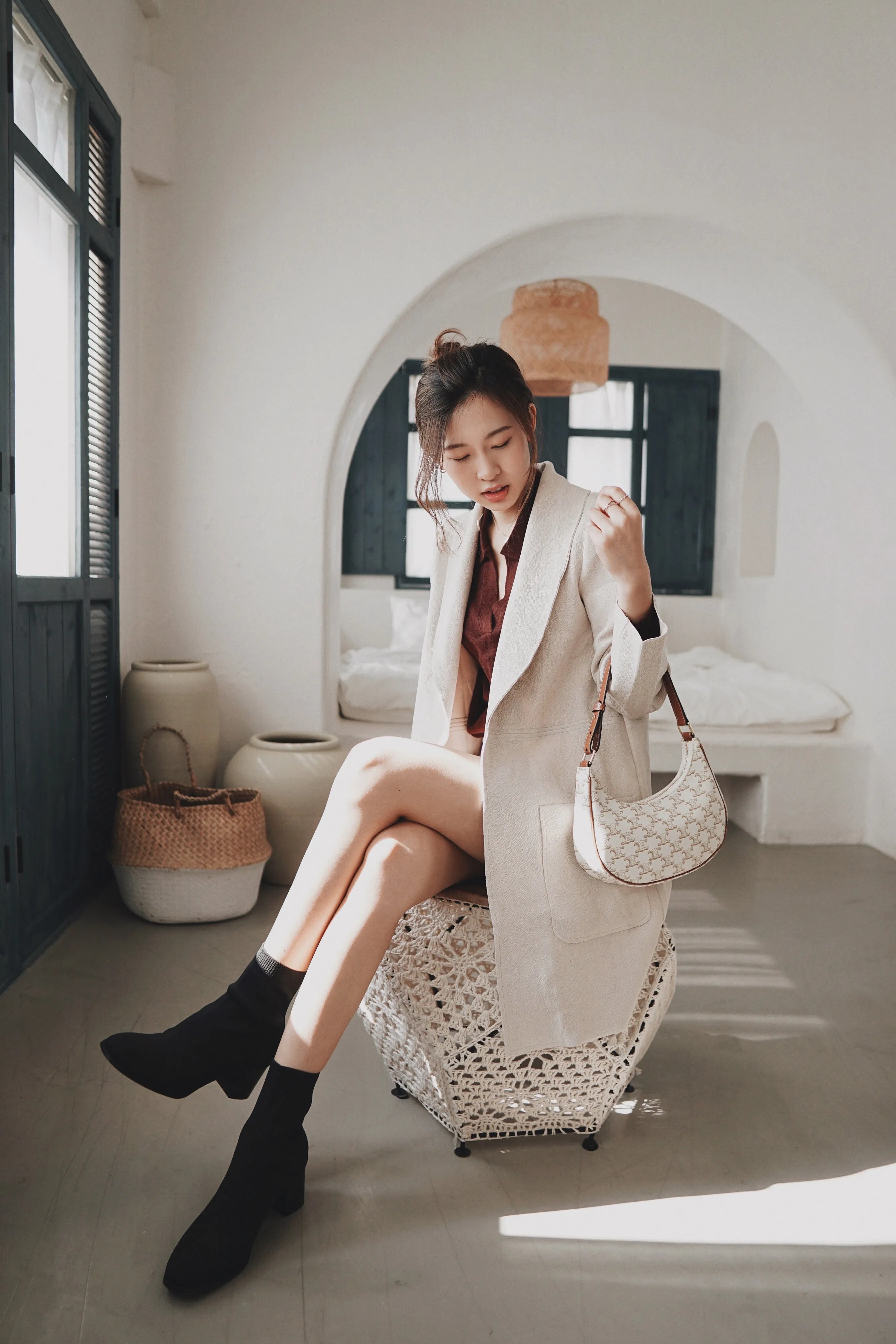 Thara Open Front Coat