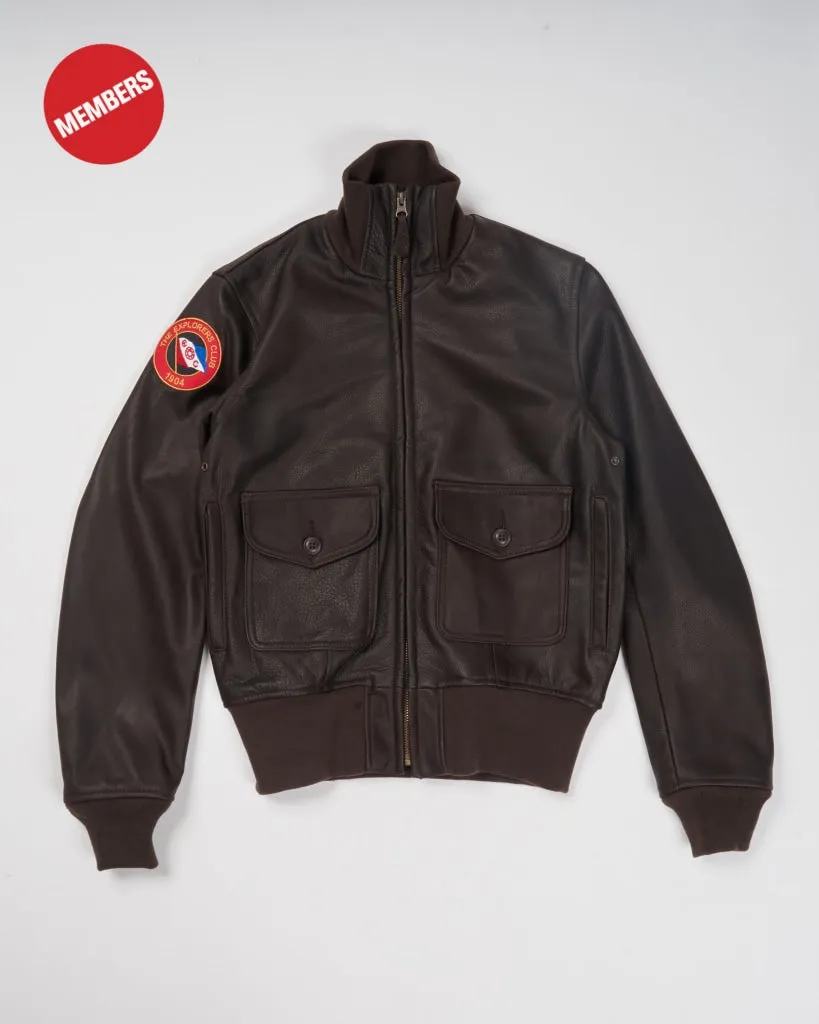 The Explorers Club Leather Flight Jacket (Women's)