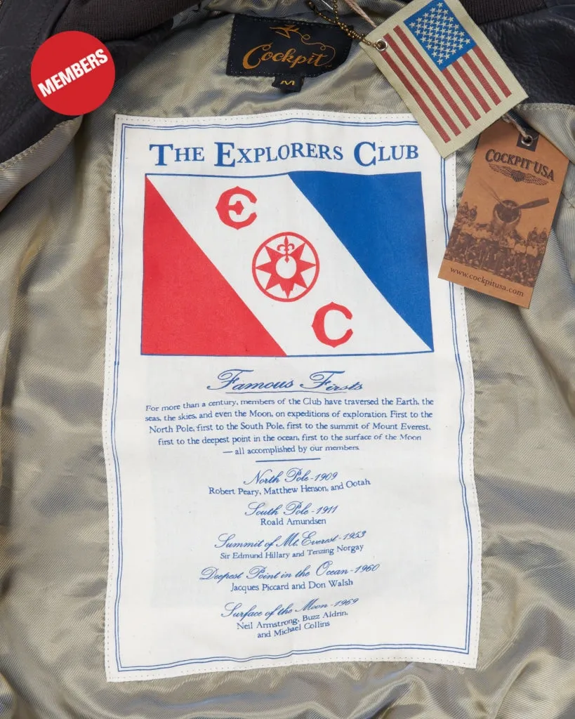 The Explorers Club Leather Flight Jacket (Women's)