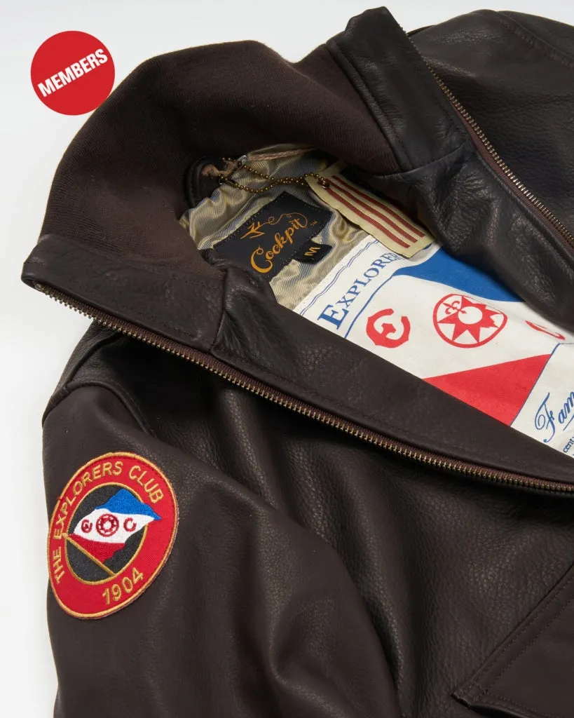 The Explorers Club Leather Flight Jacket (Women's)