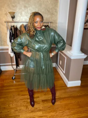 The Leather and Tulle Jacket