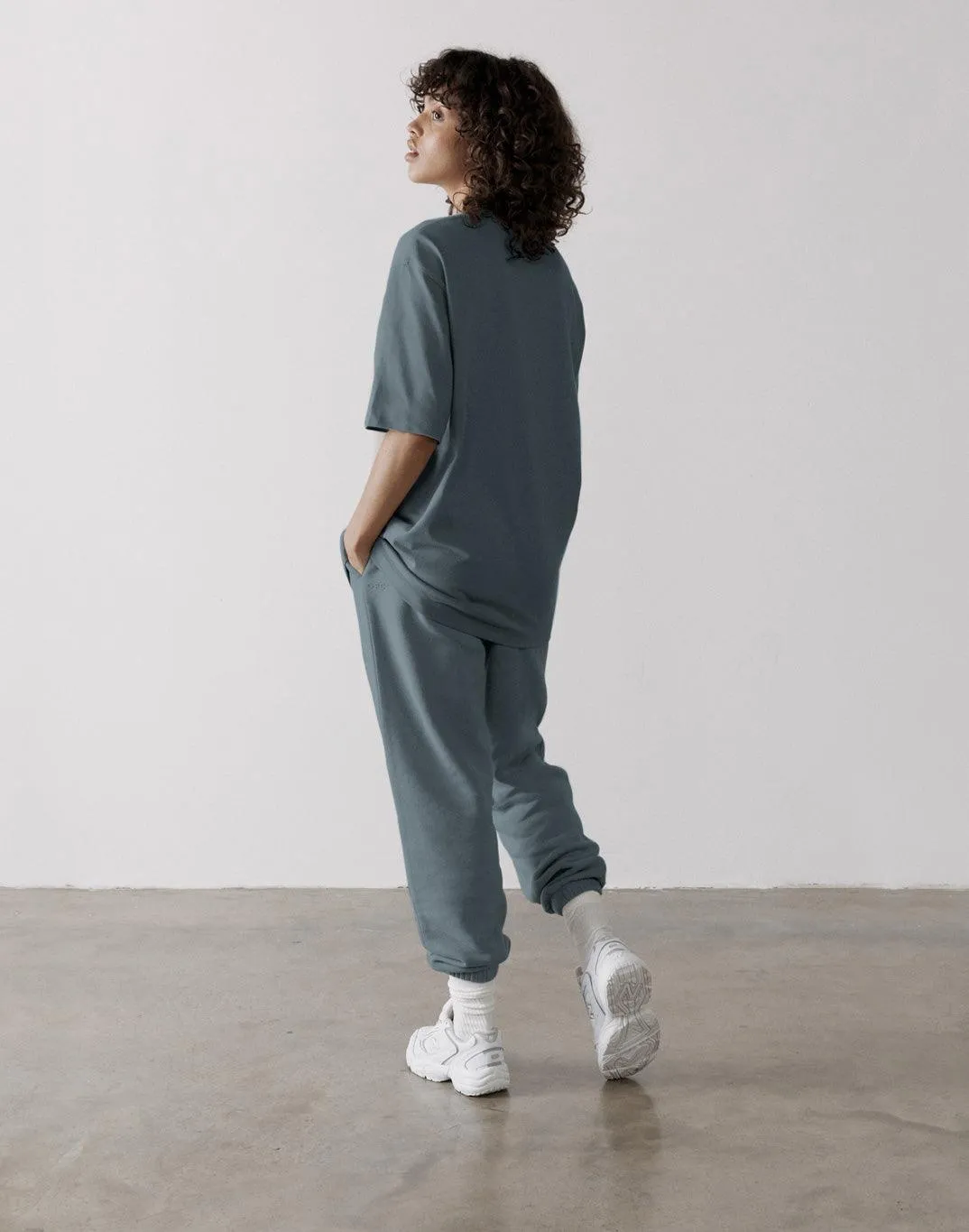 The Oversized Tee in Slate Grey