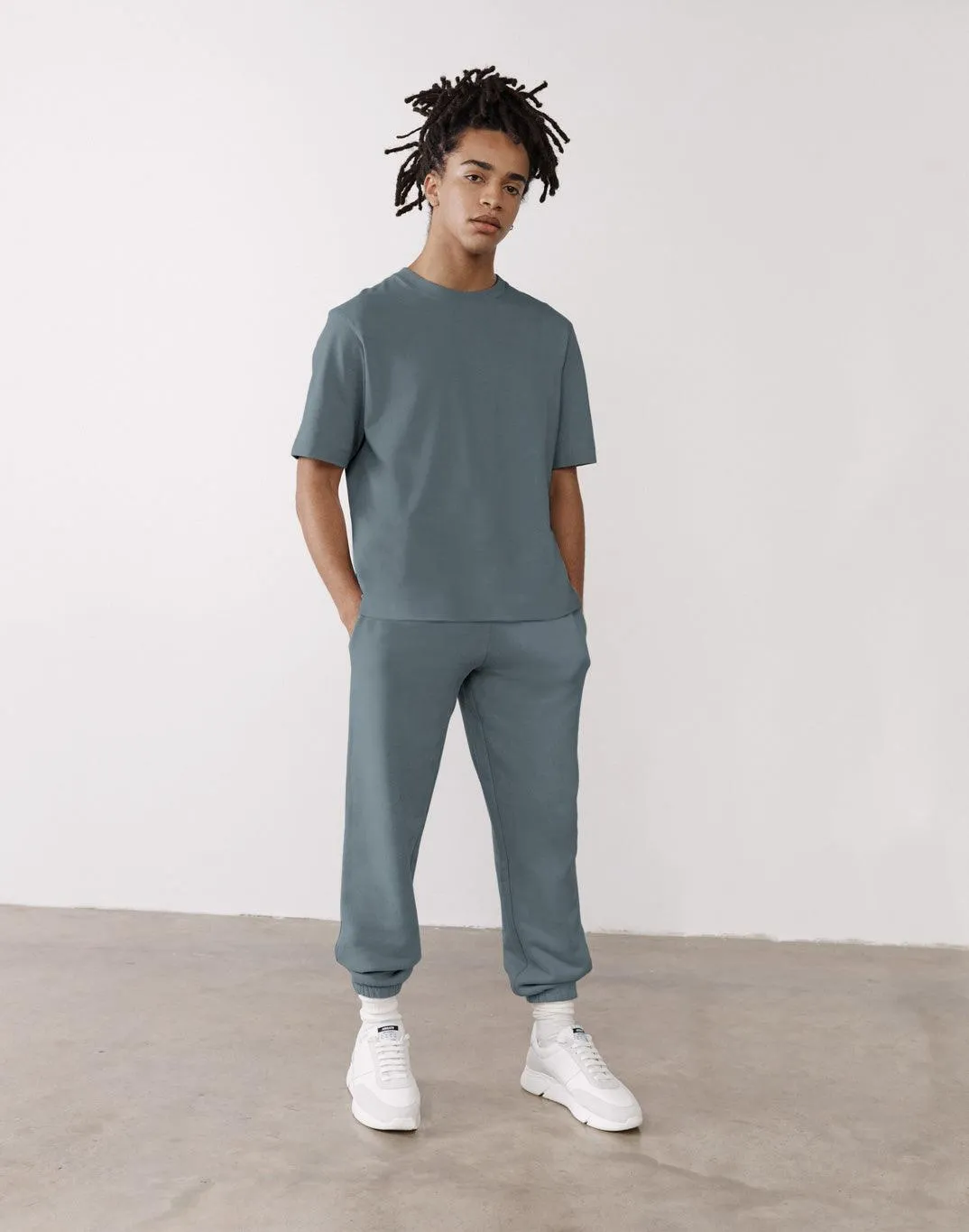 The Oversized Tee in Slate Grey