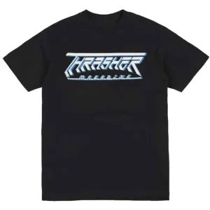 THRASHER FUTURE LOGO T-SHIRT BLACK