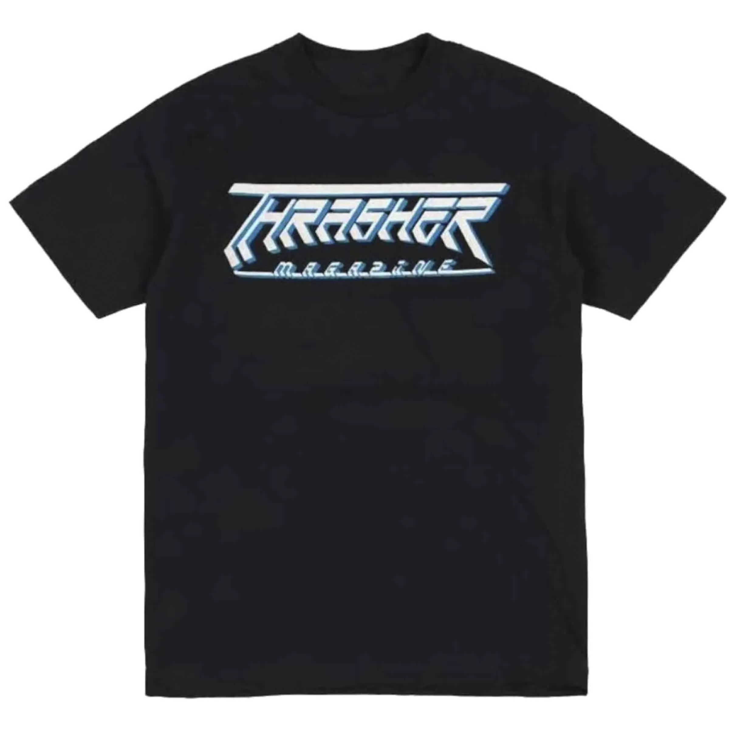 THRASHER FUTURE LOGO T-SHIRT BLACK