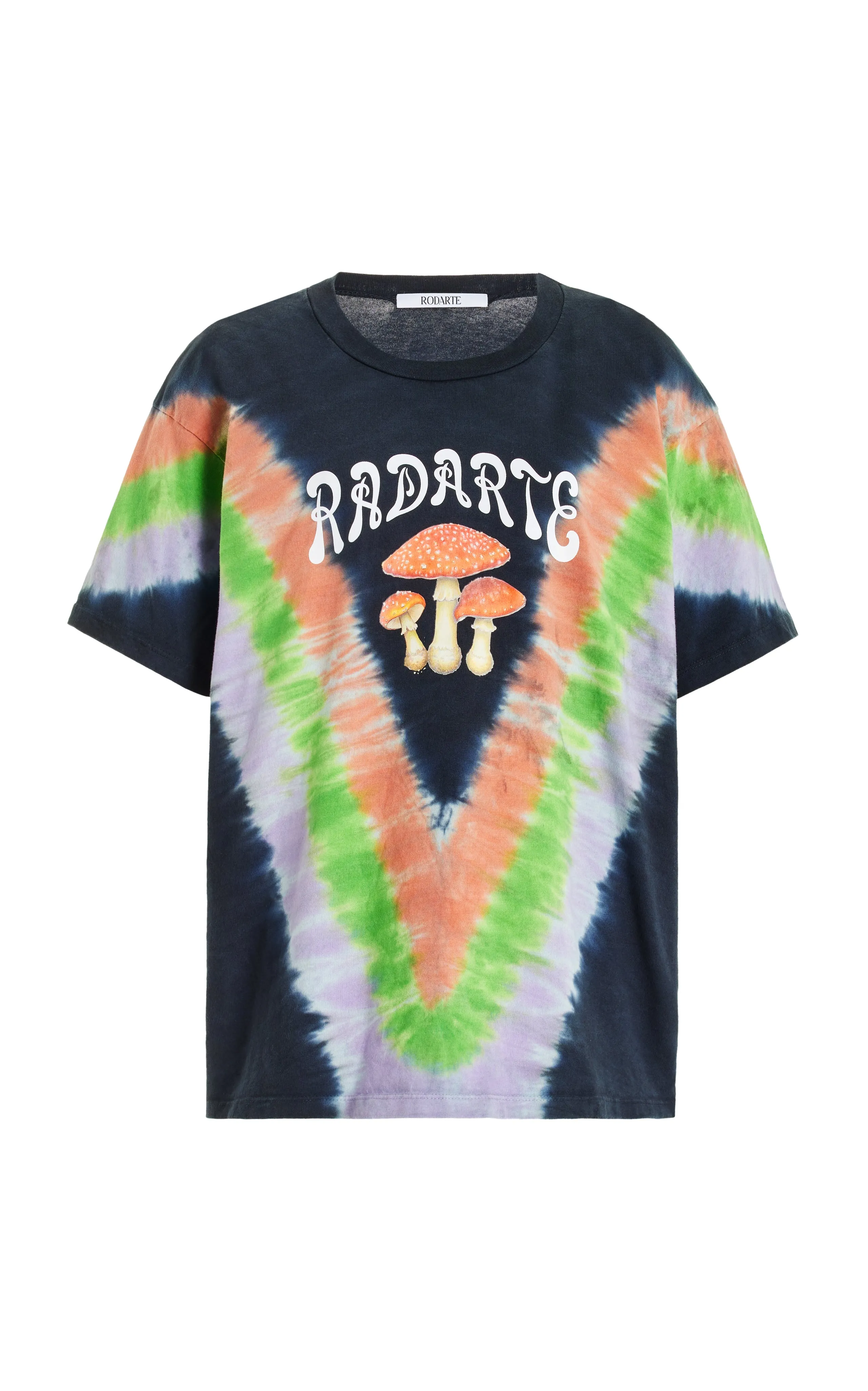 Tie Dye Mushroom Print Radarte T-Shirt