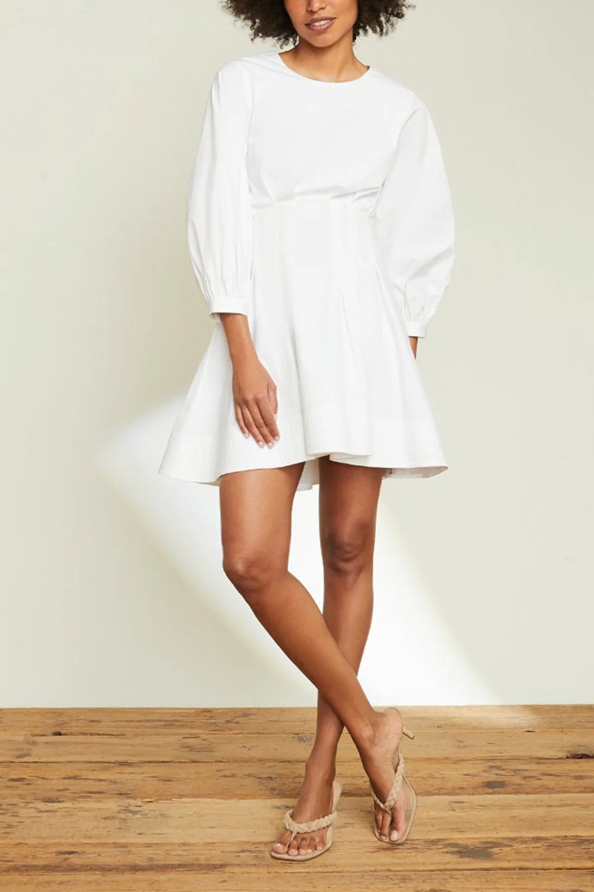 Torres Dress in White
