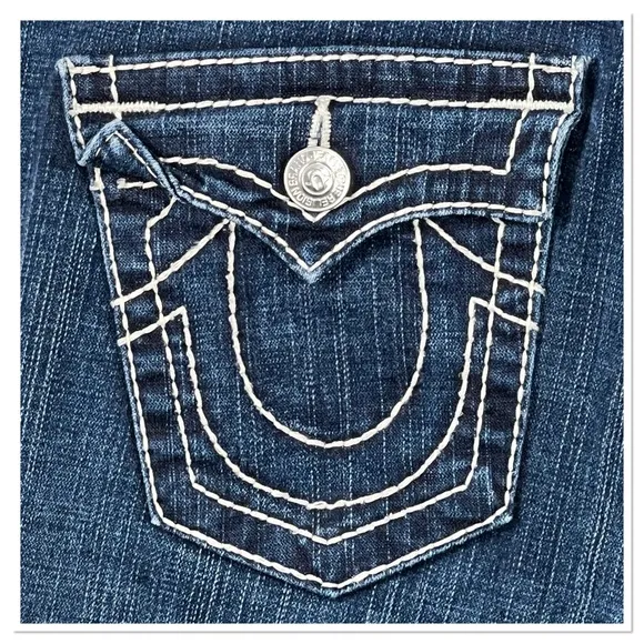True Religion Skinny w/Flaps Jeans Sz 32