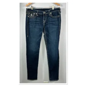 True Religion Skinny w/Flaps Jeans Sz 32
