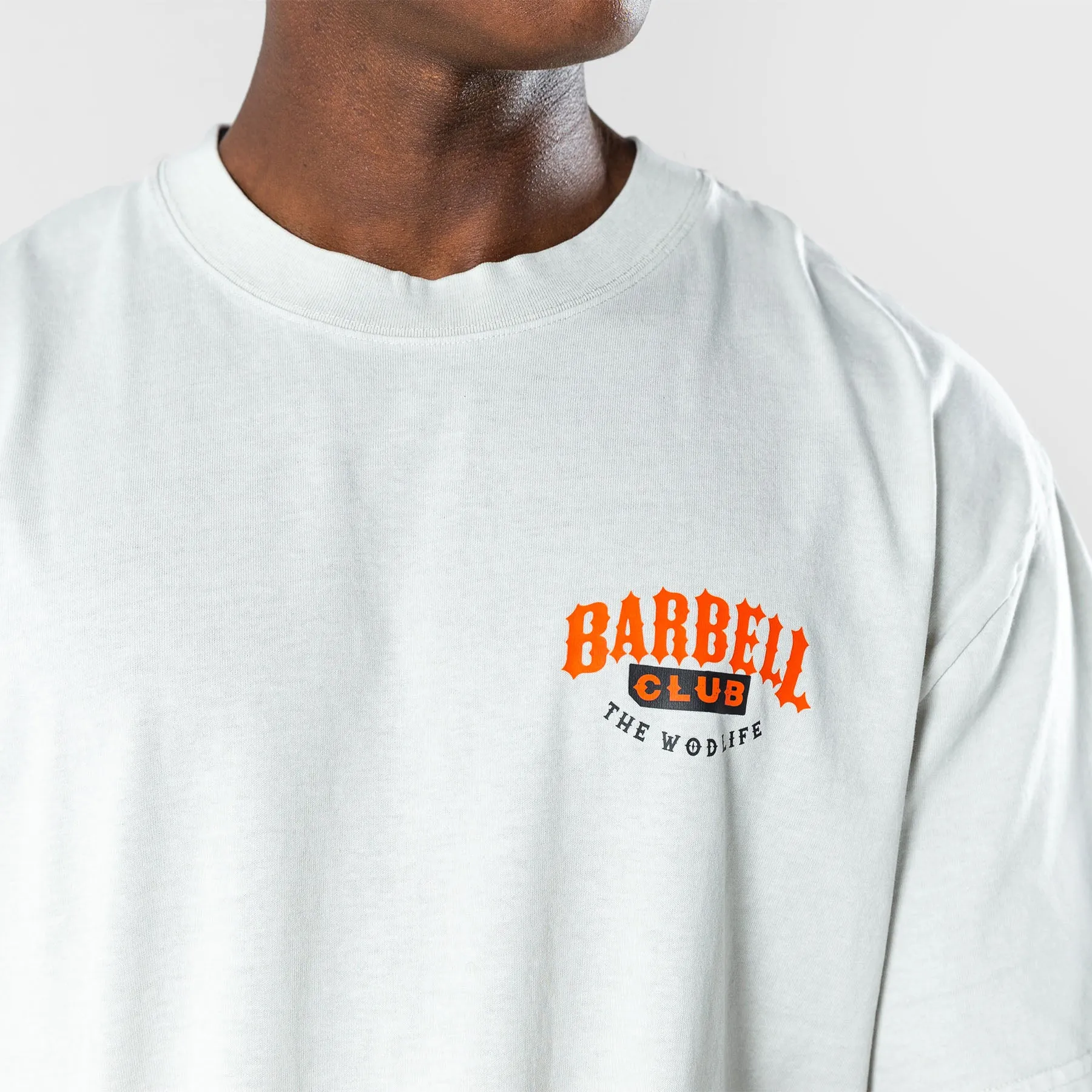 TWL - LIFESTYLE OVERSIZED T-SHIRT  -  BARBELL CLUB - WILDCAT/WASHED CEMENT