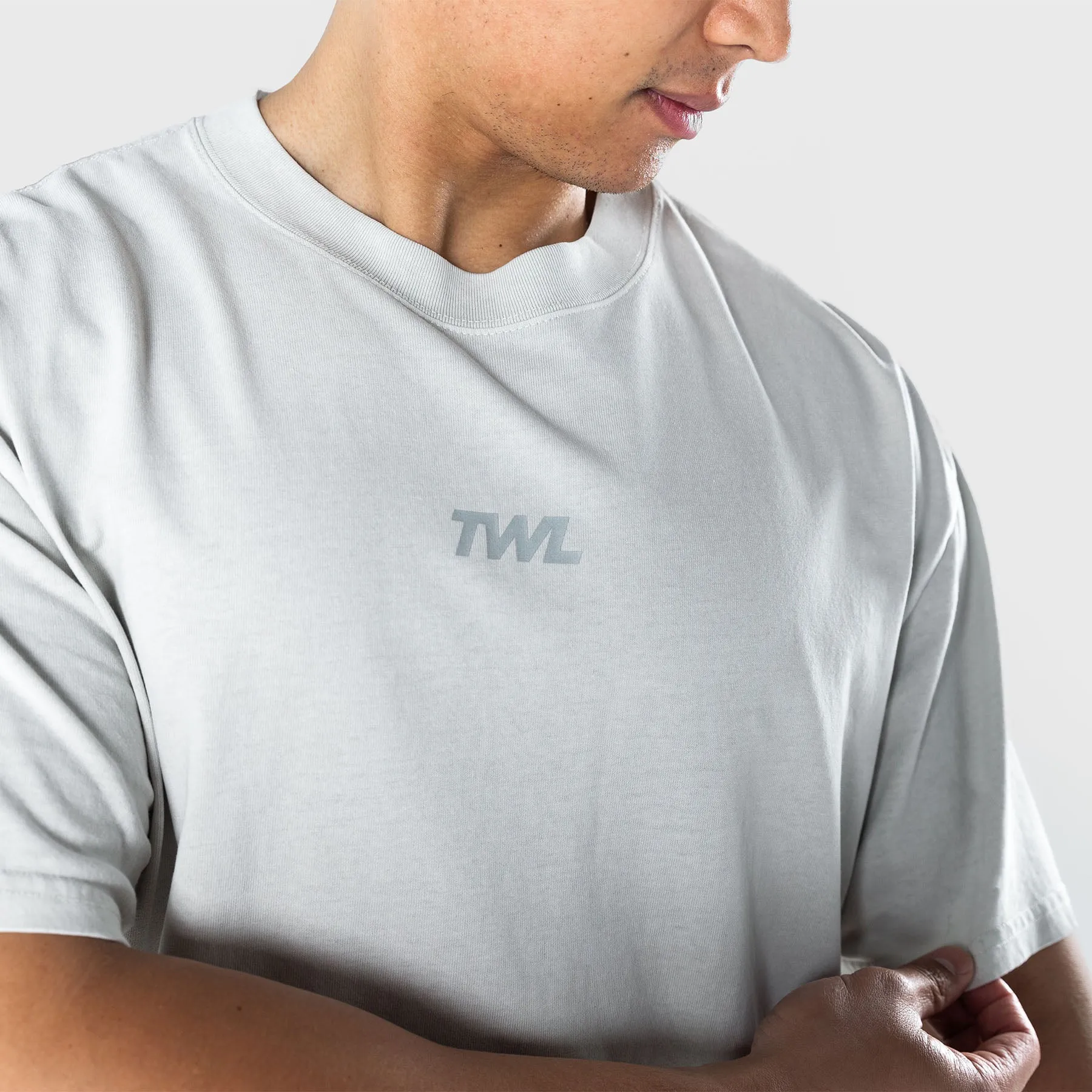 TWL - LIFESTYLE OVERSIZED T-SHIRT - WASHED CEMENT