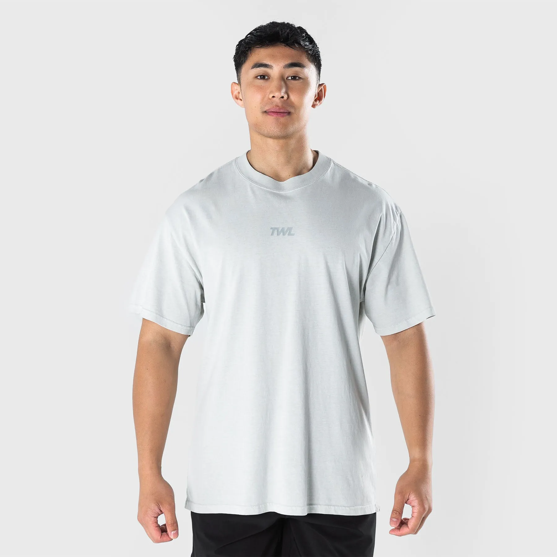TWL - LIFESTYLE OVERSIZED T-SHIRT - WASHED CEMENT