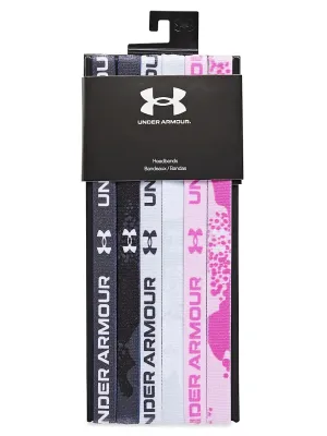 Under Armour Girls' UA Graphic Headbands - 6 Pack