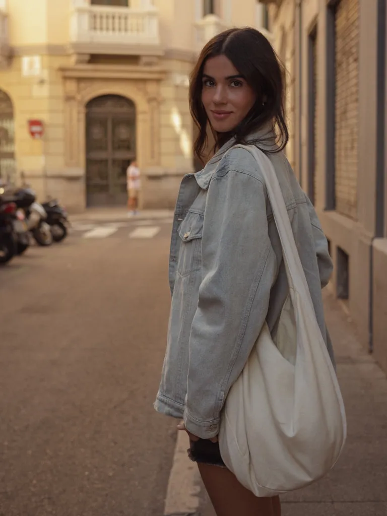 UNISEX DENIM JACKET - DIRTY ICE BLUE