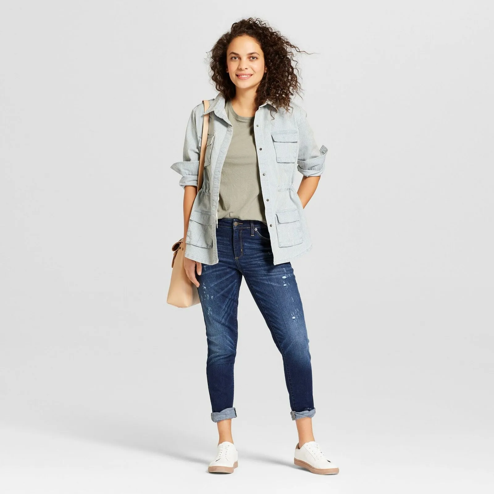 Universal Thread Women's Dark Wash Mid Rise Skinny Jeans