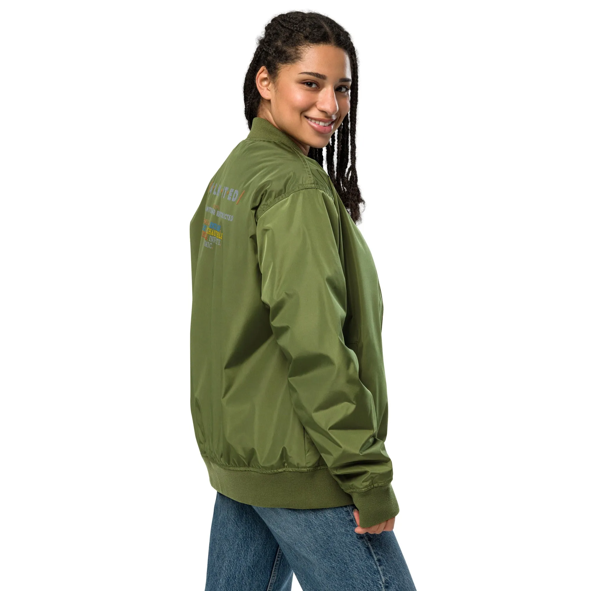 Unlimited Premium recycled bomber jacket