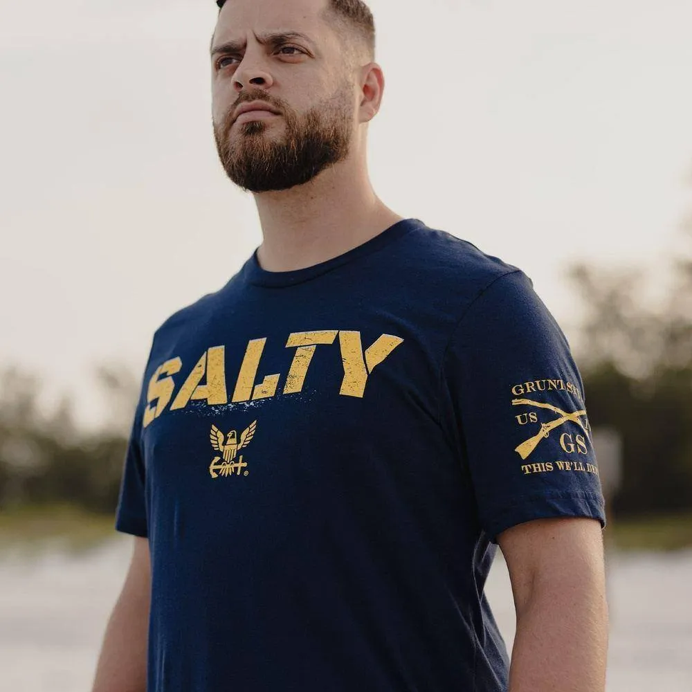 USN - Salty 2.0 T-Shirt - Navy