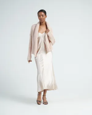 v-neck slip dress