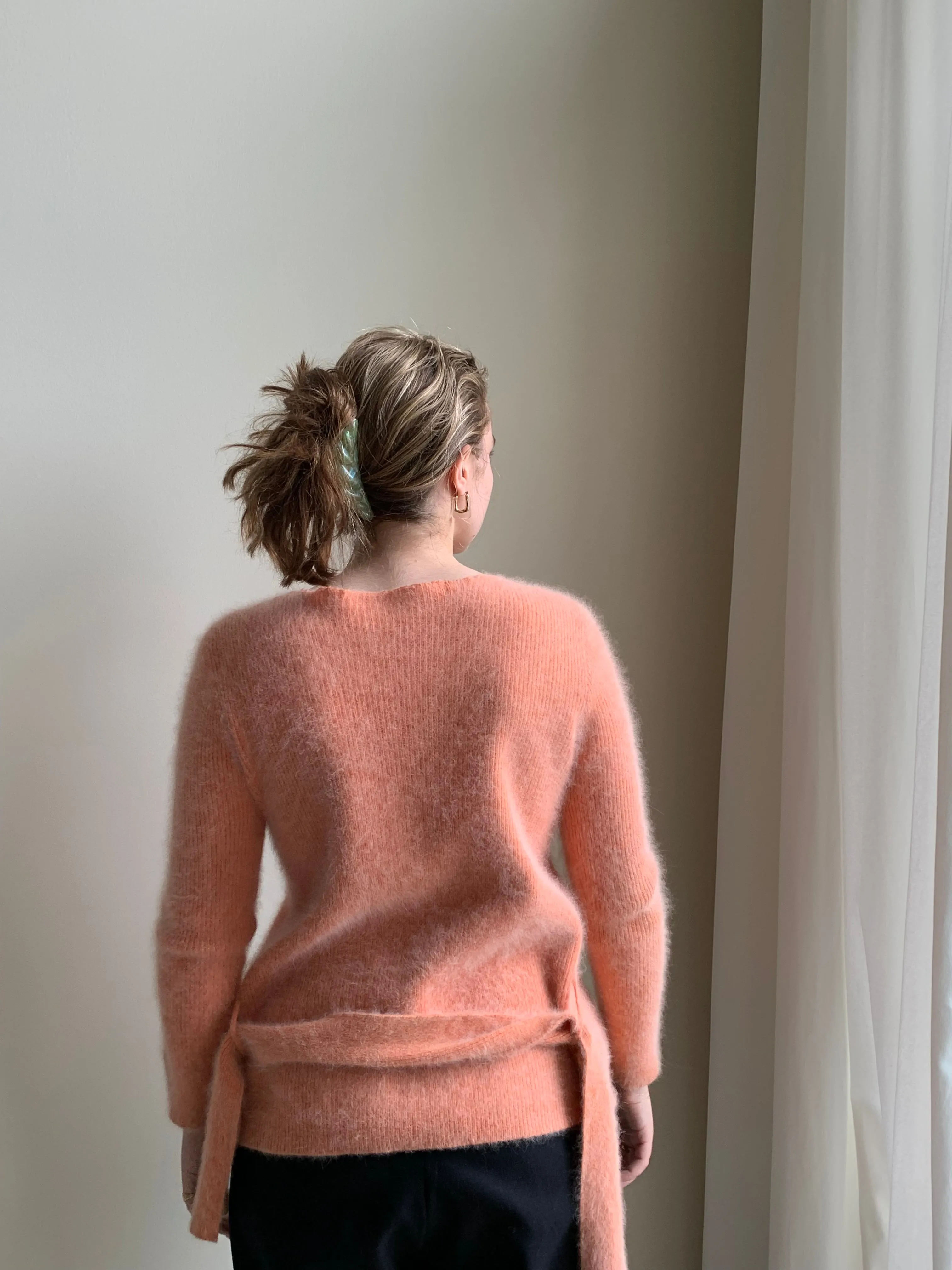 Vintage angora cardigan