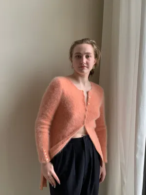 Vintage angora cardigan