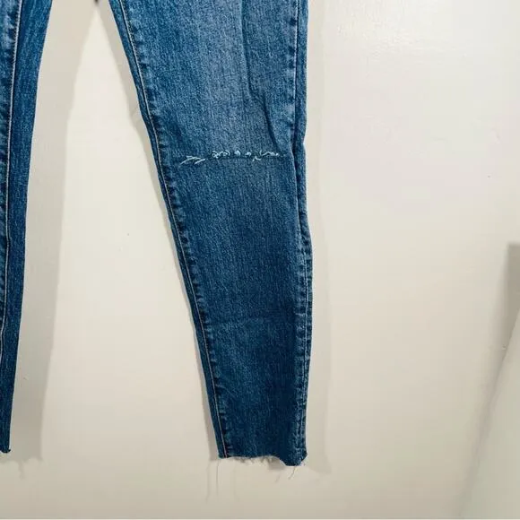 We The Free People Stella High Rise Skinny Leg Medium Wash Jeans 25 New
