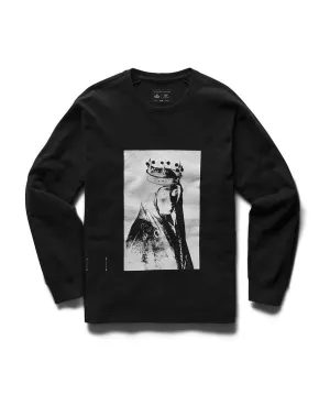 Weeping Eye Long Sleeve Heavyweight T-Shirt Black