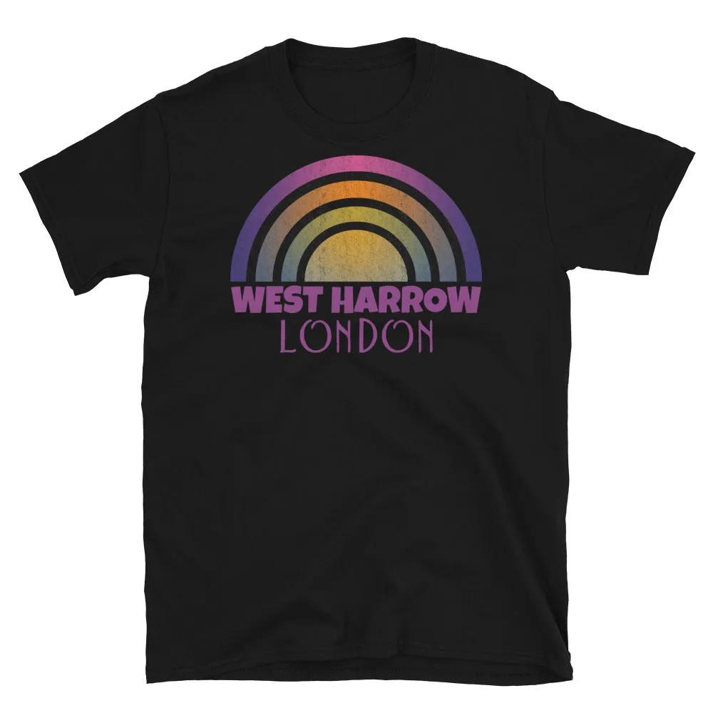 West Harrow London Retrowave Graphic T-Shirt