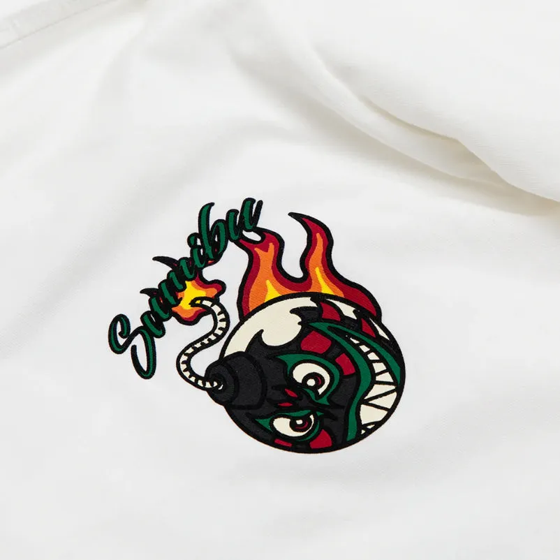 White Kabuki Bomb Longsleeve
