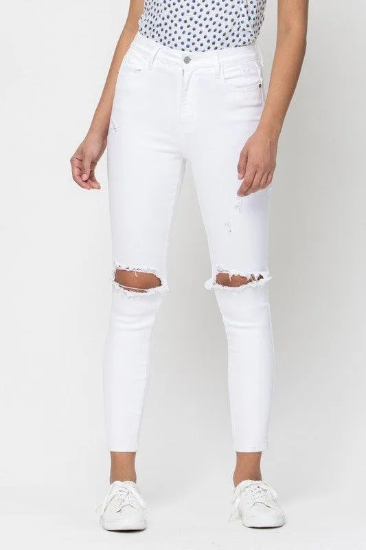 WHITE SKINNY JEANS