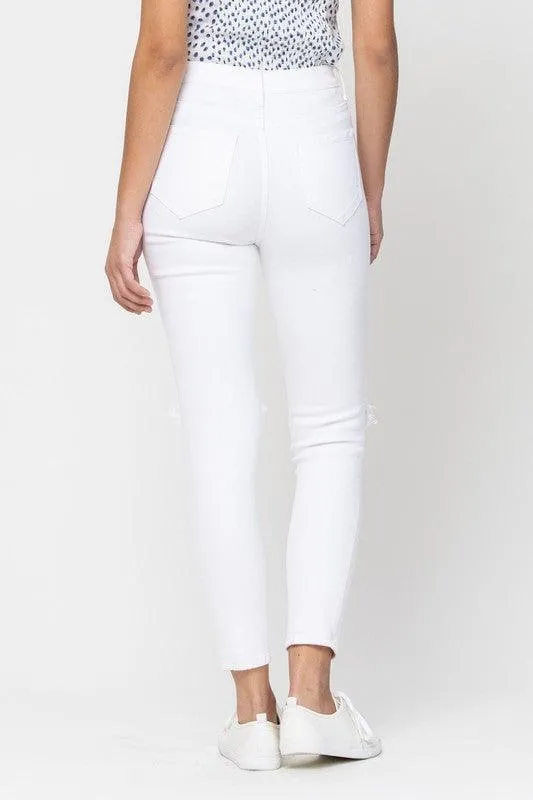 WHITE SKINNY JEANS