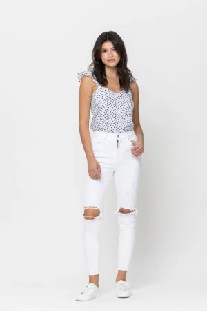 WHITE SKINNY JEANS
