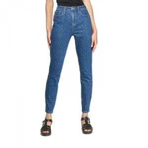 Wild Fable Women's High Rise Rhinestone Embellished Diamante Skinny Jeans