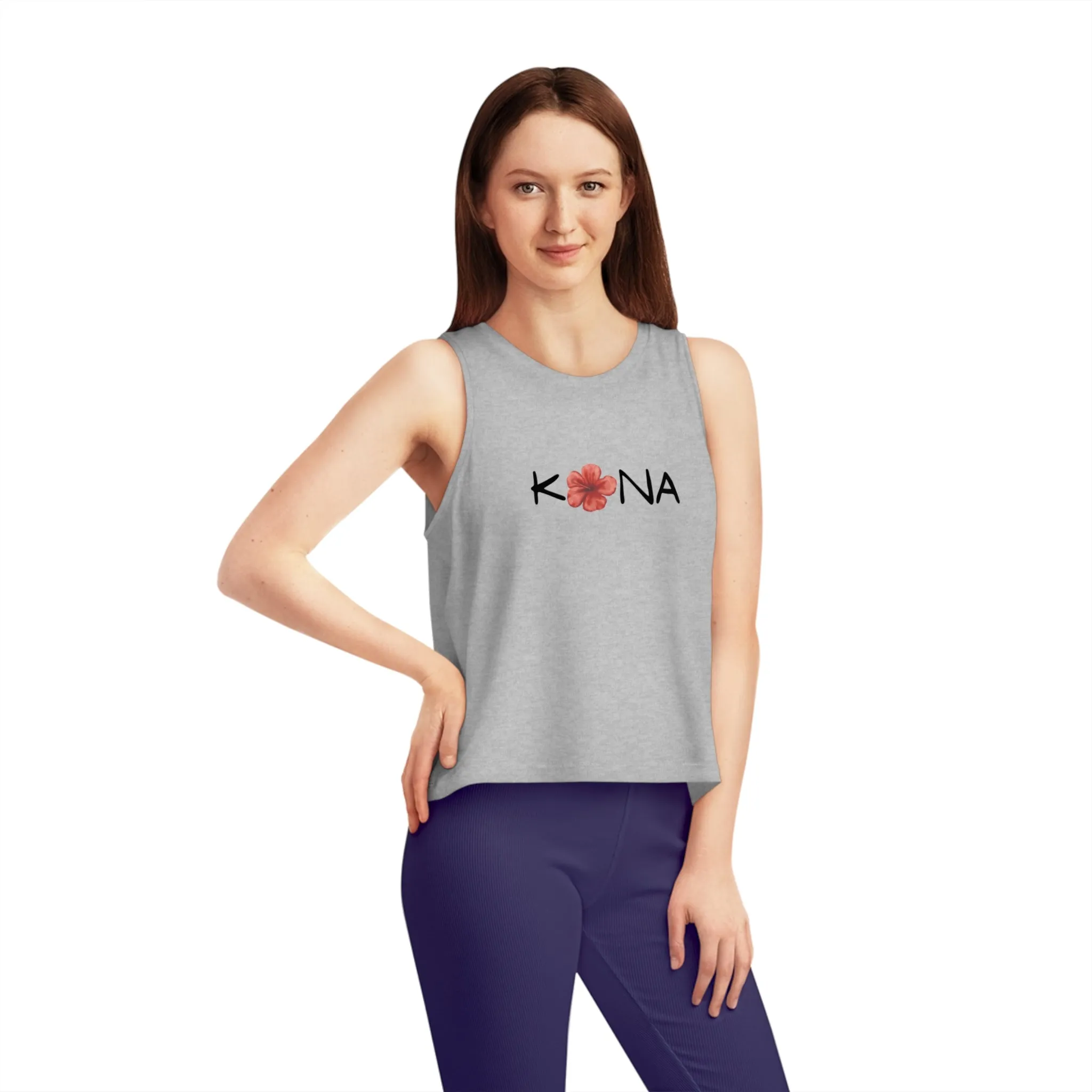 Women's Dancer Cropped Tank Top - Kona