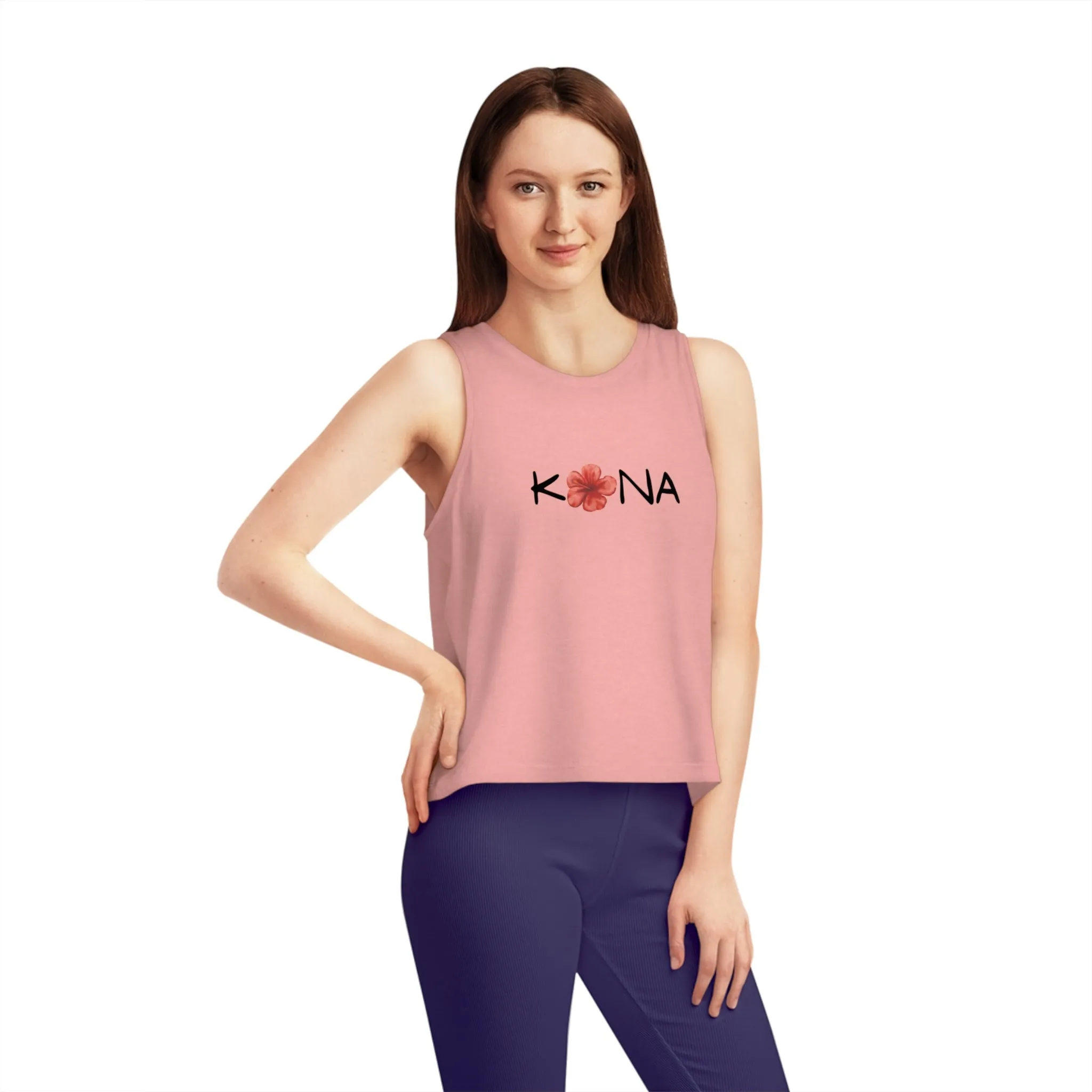 Women's Dancer Cropped Tank Top - Kona