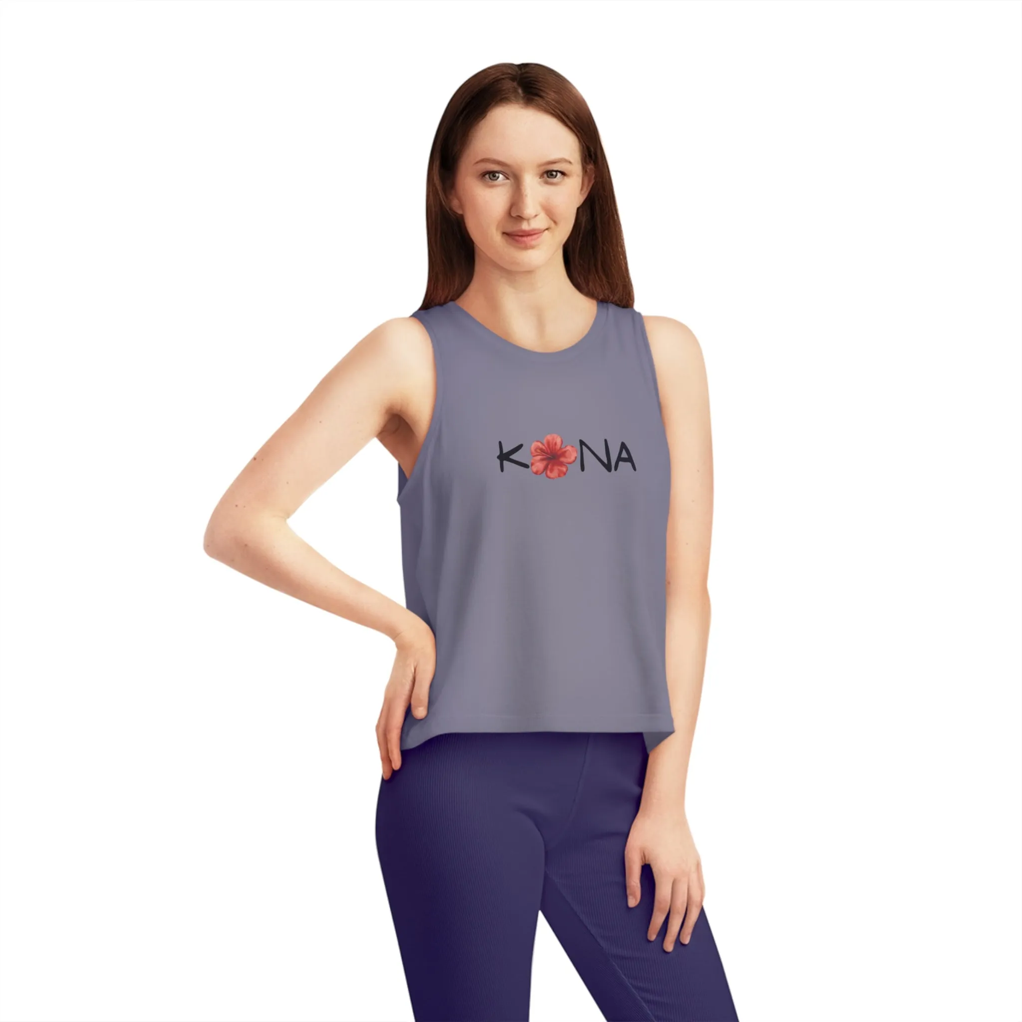 Women's Dancer Cropped Tank Top - Kona