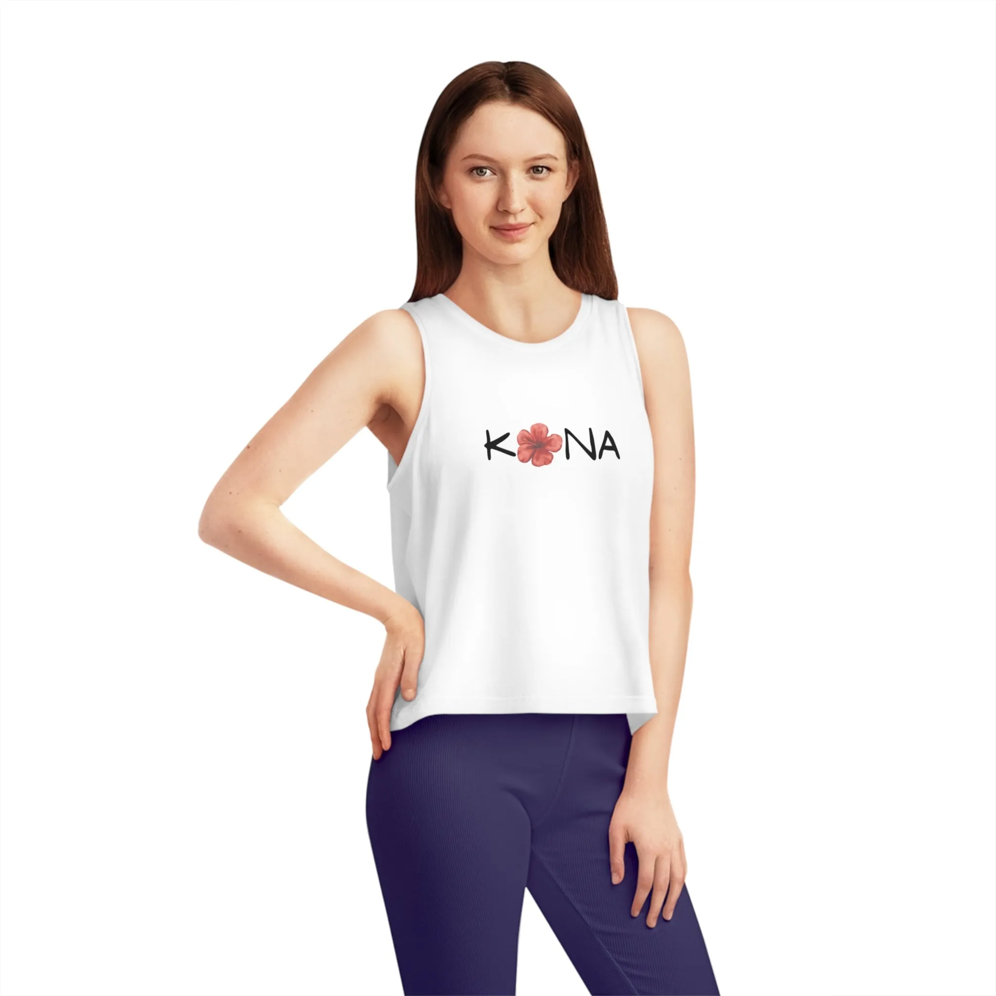 Women's Dancer Cropped Tank Top - Kona