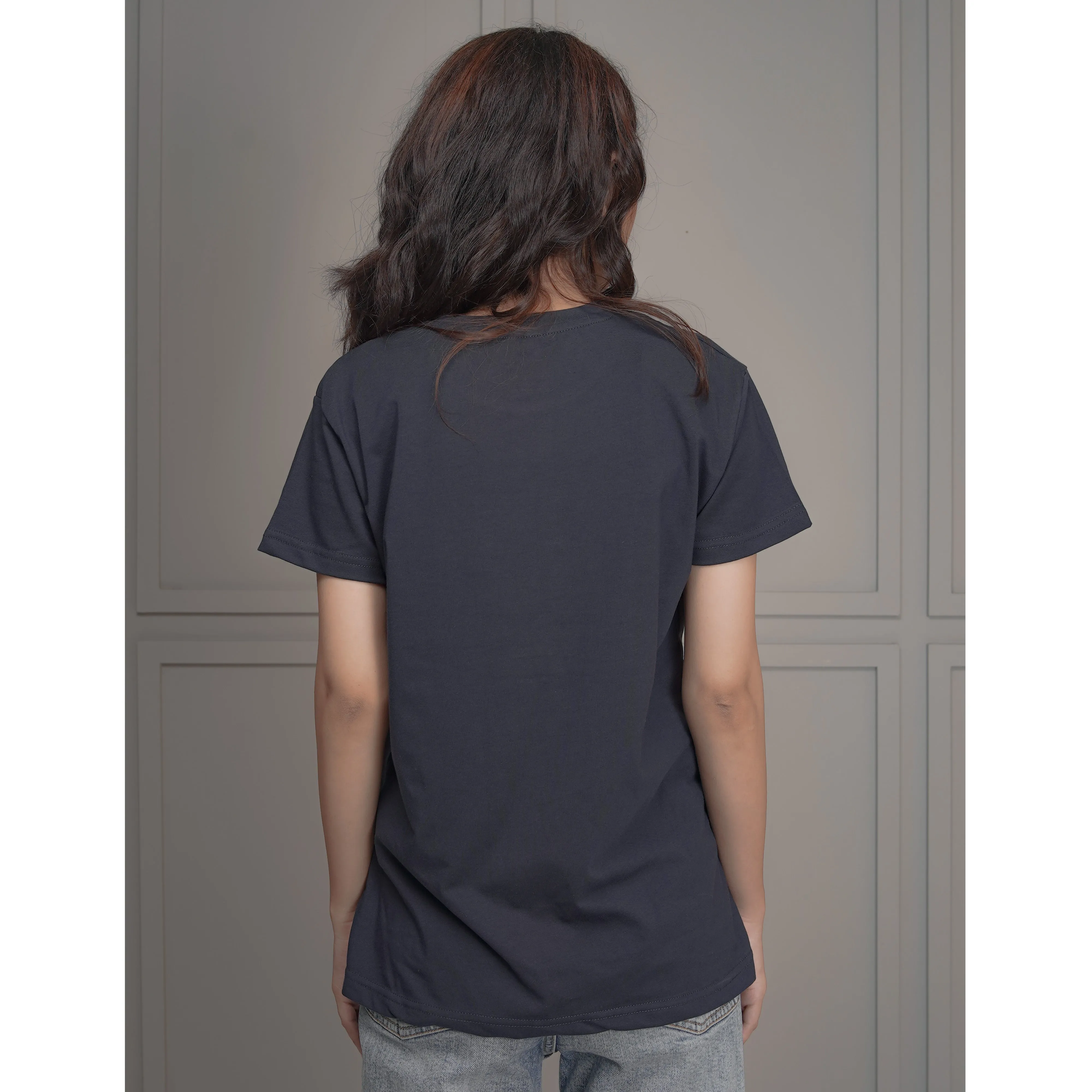 Women's Half Sleeve T-Shirt (Flower)