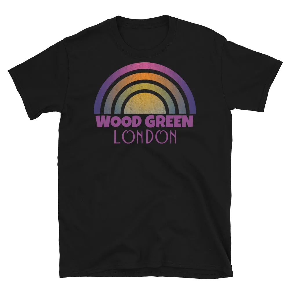 Wood Green London Retrowave Graphic T-Shirt