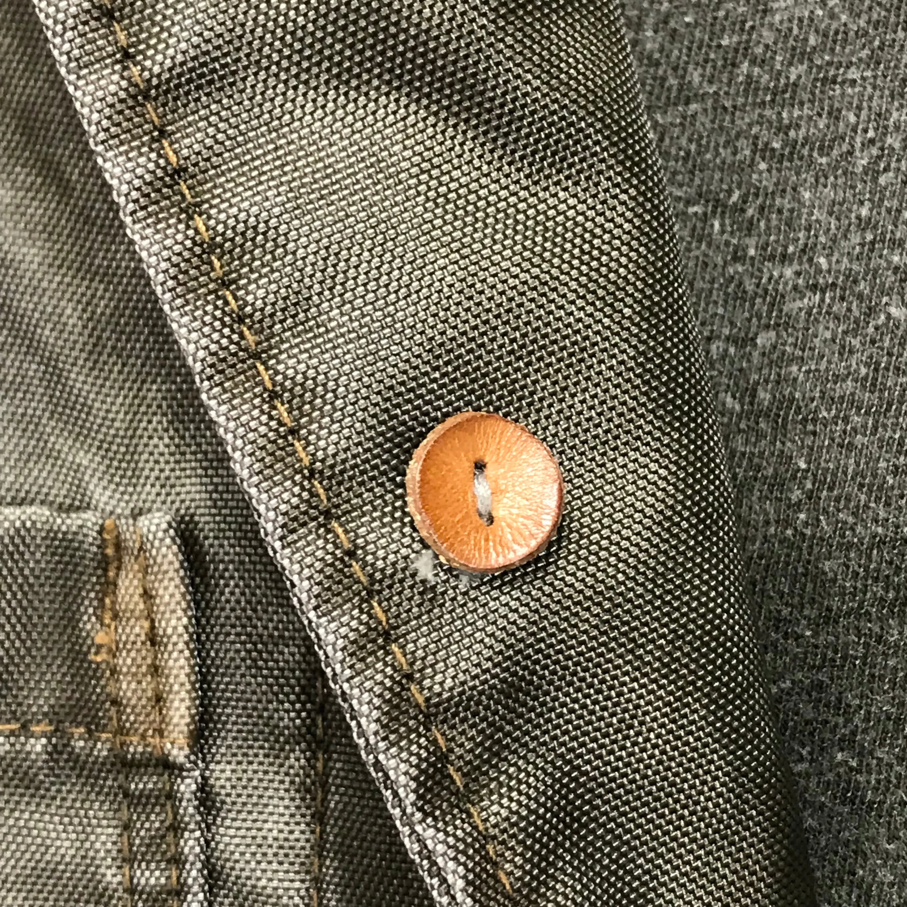 [XL] Kapital Super Nylon Overdye CVFD 3 Button Jacket Olive