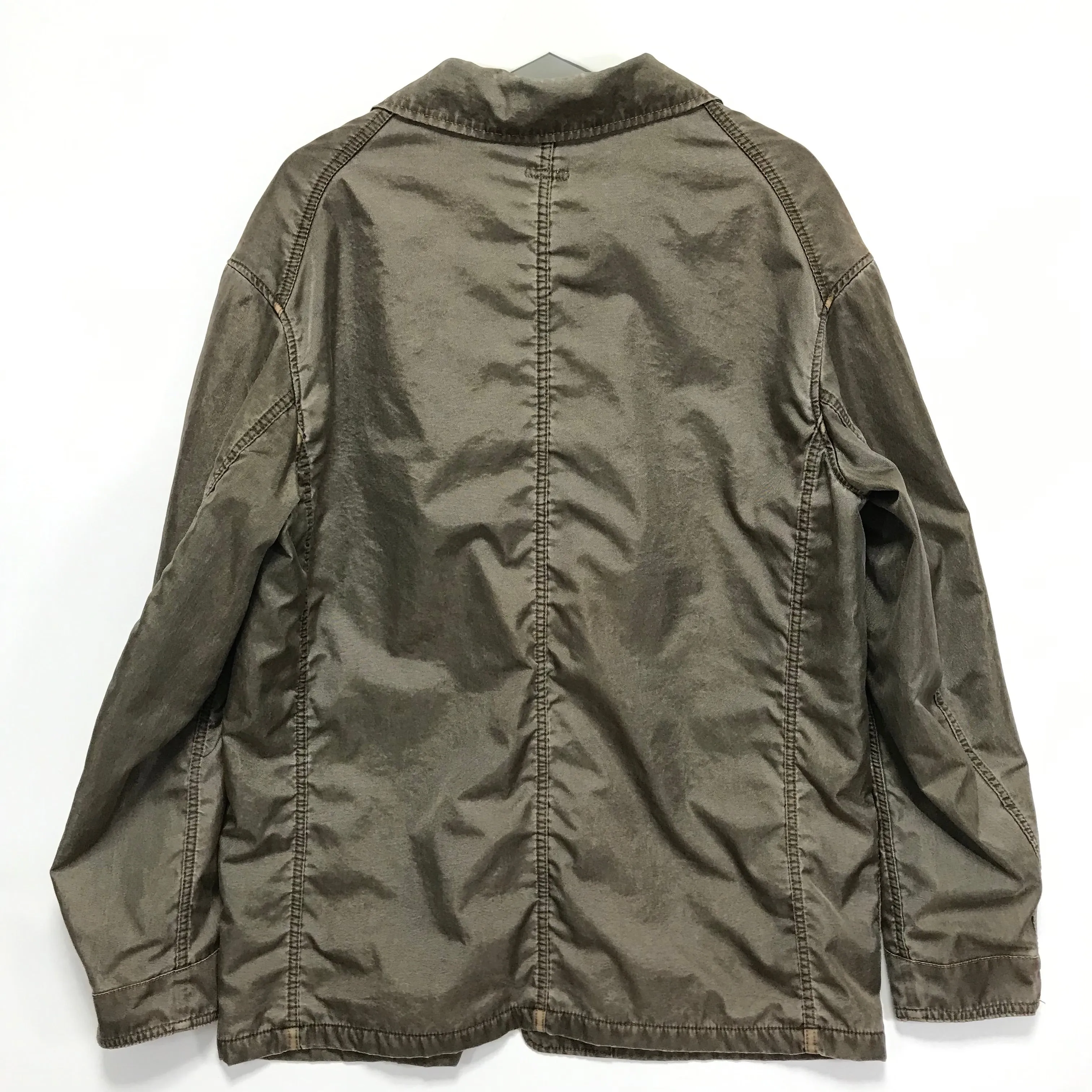 [XL] Kapital Super Nylon Overdye CVFD 3 Button Jacket Olive