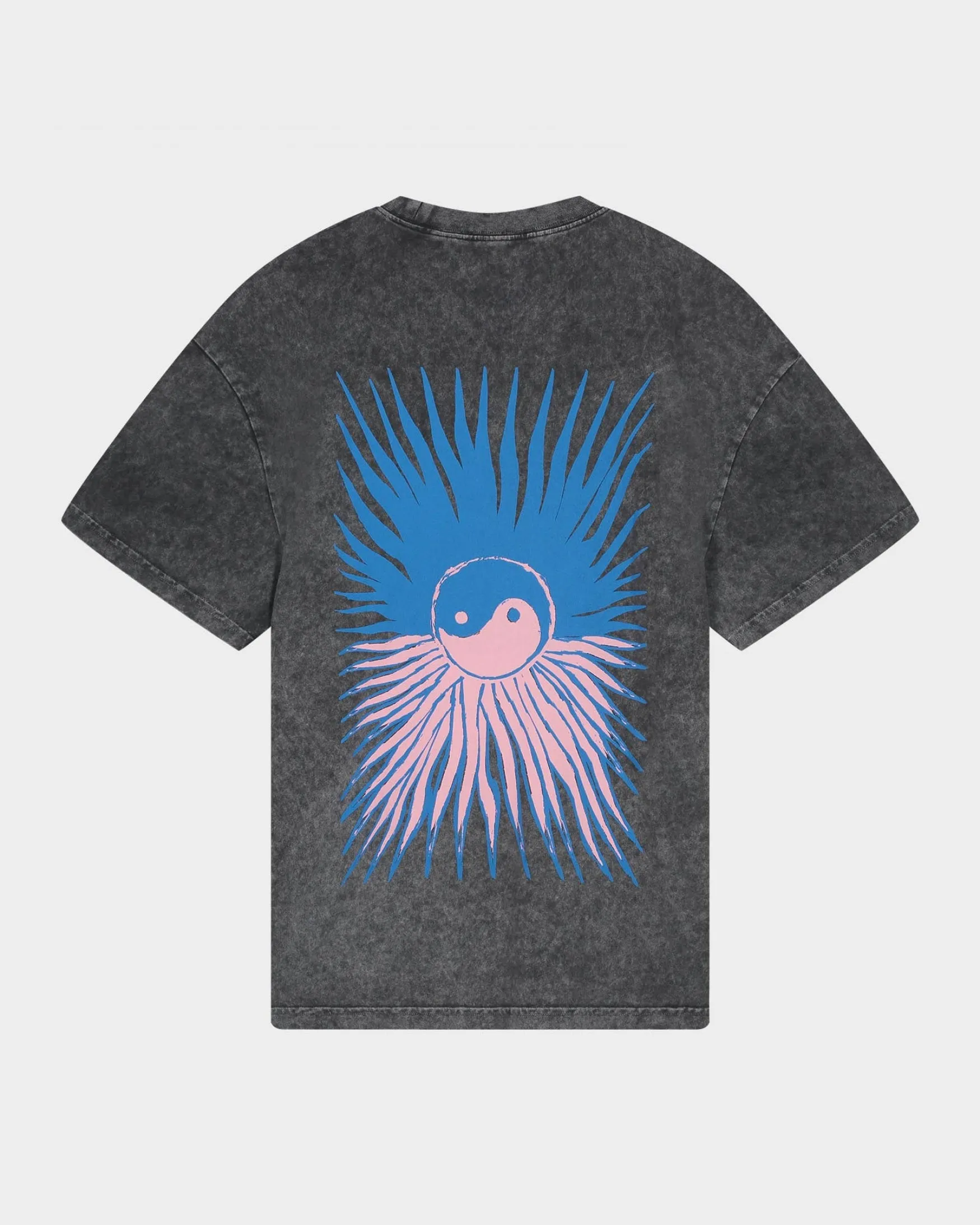 Ying Yang Oversized T-shirt | Black