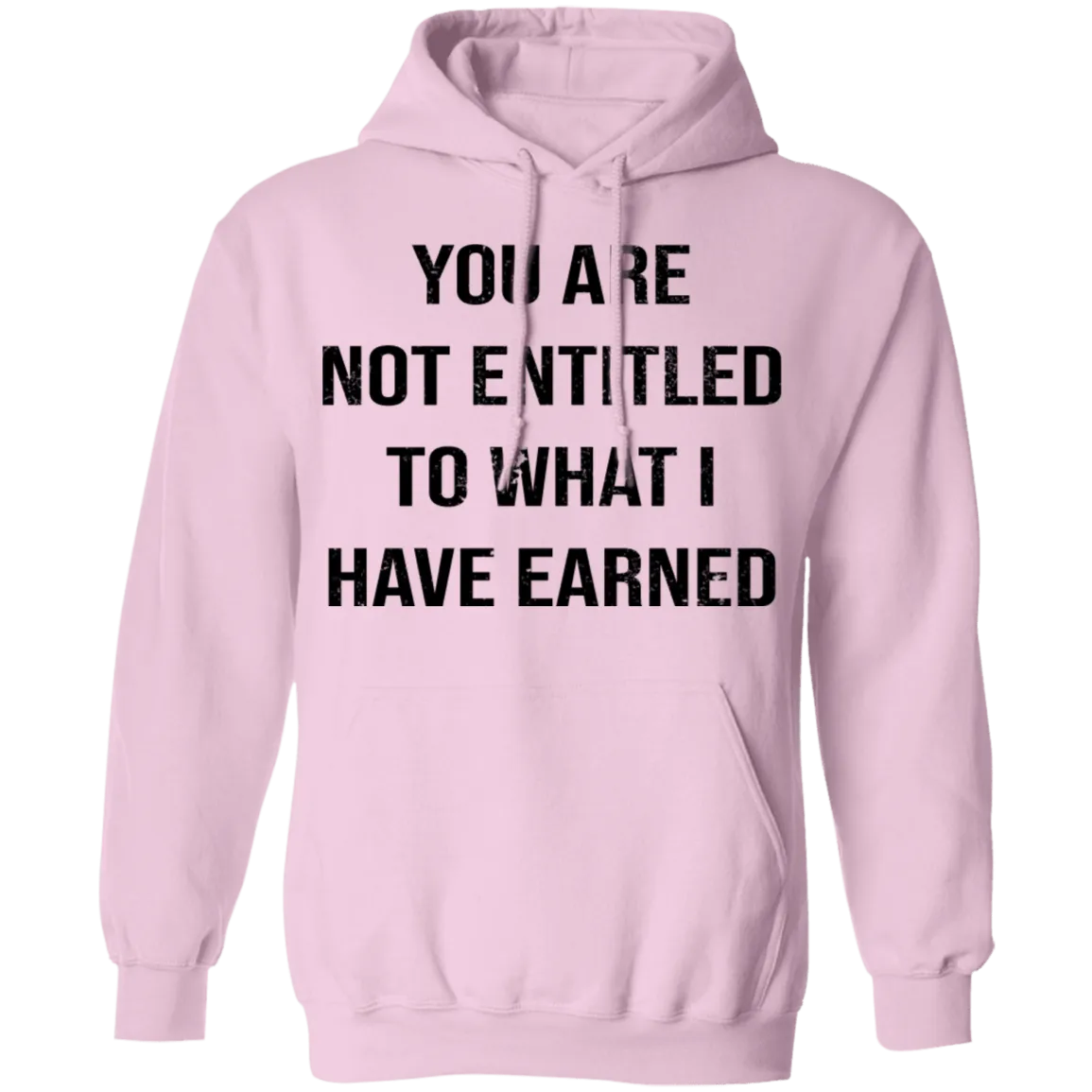 You Are Not Entitled To What I Have Earned T-Shirt
