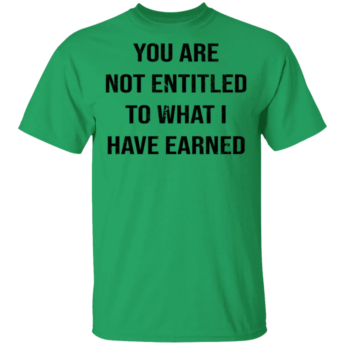 You Are Not Entitled To What I Have Earned T-Shirt